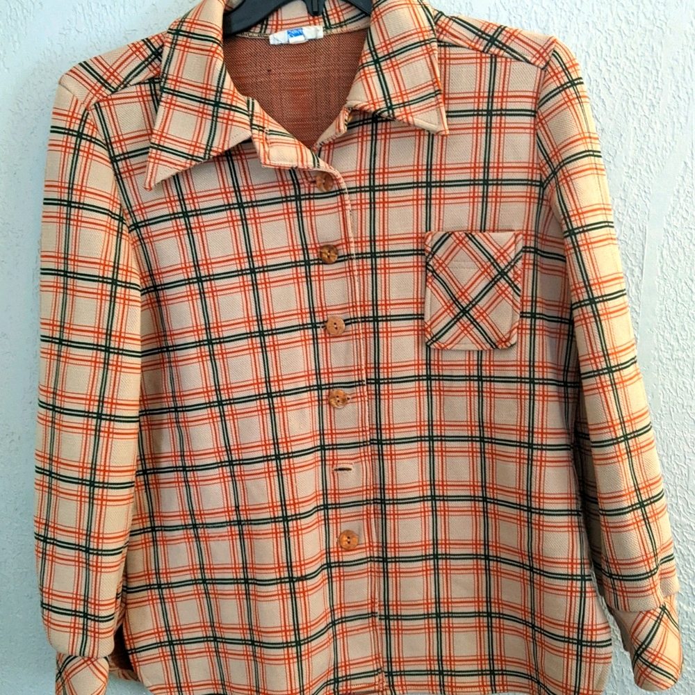 Vintage Plaid Jacket
